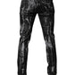 Dolce & Gabbana Multicolor Cotton Tie Dye Skinny Denim Jeans