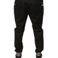Dolce & Gabbana Black Cotton Stretch Jogger Sweatpants Pants