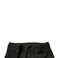 Dolce & Gabbana Black Brocade Polyester Skinny Men Dress Pants