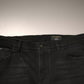 Dolce & Gabbana Black Ripped Logo Cotton Skinny Denim Jeans