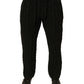 Dolce & Gabbana Black Wool Knitted Skinny Pants