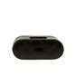 Dolce & Gabbana Black Leather Metal Logo Plaque Holder Airpods Case