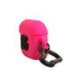Dolce & Gabbana Pink Silicone Rubber Logo Embossed Airpods Case