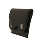 Dolce & Gabbana Black Leather Card Case Keychain Key Holder