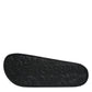 Dolce & Gabbana Black Leather Slides Sandals Beachwear Shoes