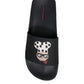 Dolce & Gabbana Black Leather Slides Sandals Beachwear Shoes