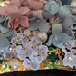 Dolce & Gabbana Gold Crystal Purple Hortensia Headband Crown Diadem