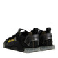 Dolce & Gabbana Black Green Camo NS1 Low Top Sneakers Shoes