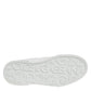 Dolce & Gabbana White Leather Low Top Lace Up Sneakers Shoes
