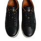 Dolce & Gabbana Black Leather Low Top Men Sneakers Shoes