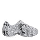 Dolce & Gabbana White Black Graffiti Daymaster Sneakers Shoes
