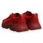 Dolce & Gabbana Red Leather Daymaster Low Top Sneakers Shoes