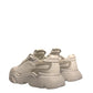 Dolce & Gabbana White Daymaster Leather Low Top Sneakers Shoes