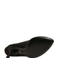 Dolce & Gabbana Black Silk Mesh Sock Style Heels Boots Shoes