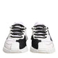 Dolce & Gabbana White Black NS1 Low Top Sneakers Shoes