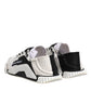 Dolce & Gabbana White Black NS1 Low Top Sneakers Shoes