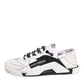 Dolce & Gabbana White Black NS1 Low Top Sneakers Shoes