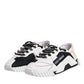 Dolce & Gabbana White Black NS1 Low Top Sneakers Shoes