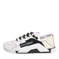 Dolce & Gabbana White Black NS1 Low Top Sneakers Shoes