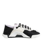 Dolce & Gabbana White Black NS1 Low Top Sneakers Shoes