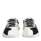 Dolce & Gabbana White Black NS1 Low Top Sneakers Shoes