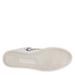 Dolce & Gabbana White Leather Heart Embellished Sneakers Shoes