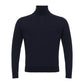 Colombo Blue Cashmere Turtleneck