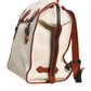 Dolce & Gabbana Beige Brown Canvas Leather EDGE Travel Men Back Pack Bag