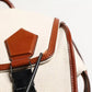 Dolce & Gabbana Beige Brown Canvas Leather EDGE Travel Men Back Pack Bag