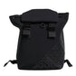 Dolce & Gabbana Black Neoprene Nylon DG Logo School Backpack Bag