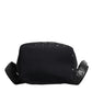 Dolce & Gabbana Black Neoprene Nylon DG Logo School Backpack Bag