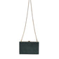 Dolce & Gabbana Black Leather Clutch Evening Crossbody Bag