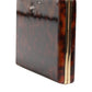 Dolce & Gabbana Brown Leather Clutch Evening Crossbody Bag