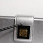 Dolce & Gabbana Metallic Silver DG BOX Leather Shoulder Strap Bag