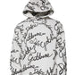 Dolce & Gabbana White Logo Cotton Hooded Sweatshirt Sweater