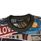 Dolce & Gabbana Multicolor Graphic Print Cotton Crew Neck T-shirt