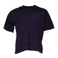 Dolce & Gabbana Purple DG Logo Cotton Crew Neck T-shirt