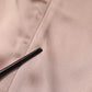 Emporio Armani Pink Satin Long Sleeves Sheath Wrap Mini Dress