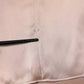 Emporio Armani Pink Satin Long Sleeves Sheath Wrap Mini Dress