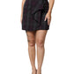 BENCIVENGA Multicolor Checkered Ruffle High Waist Mini Skirt