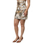 Dolce & Gabbana Gold Jacquard Embellished A-line Mini Skirt