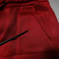 Dolce & Gabbana Maroon Viscose Nylon Mid Waist Bermuda Shorts