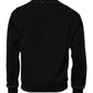 Dolce & Gabbana Black Logo Stud Pullover Sweatshirt Sweater