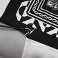 Dolce & Gabbana White Black Printed Cotton Sweatshirt Sweater