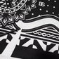Dolce & Gabbana White Black Printed Cotton Sweatshirt Sweater