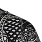 Dolce & Gabbana White Black Print Cotton Sweatshirt Sweater