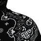 Dolce & Gabbana Black Bandana Hooded Men Sweatshirt Sweater