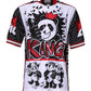 Dolce & Gabbana Multicolor King Panda Print Zipper Collar T-shirt