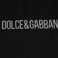 Dolce & Gabbana Black Logo Cotton Crew Neck Men Tee T-shirt