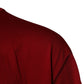Dolce & Gabbana Red Logo Tape Cotton Crew Neck T-shirt